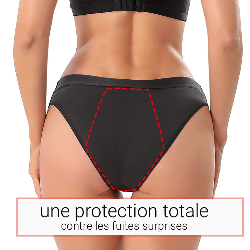 Culotte menstruelle détachable
