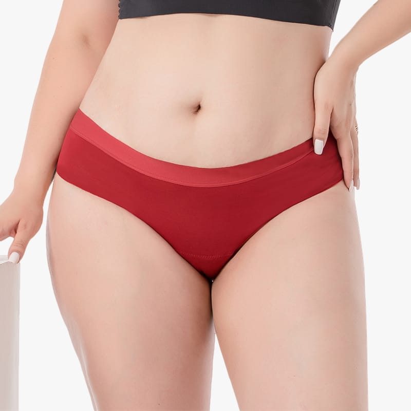 Culotte menstruelle confort Plus Rouge flux léger à abondant