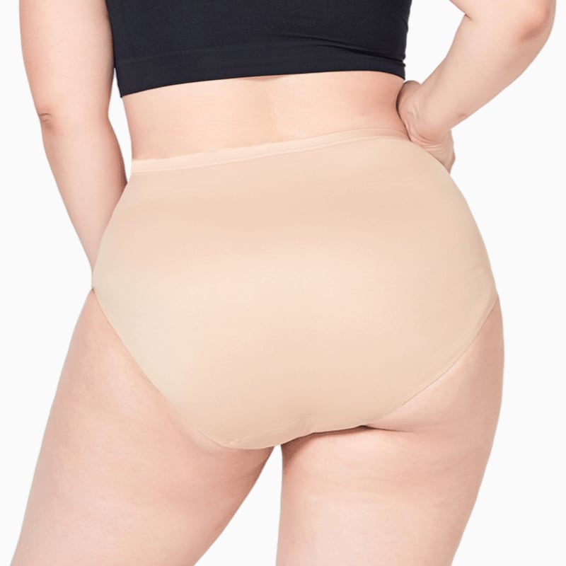 Culotte menstruelle discrète sans couture Beige