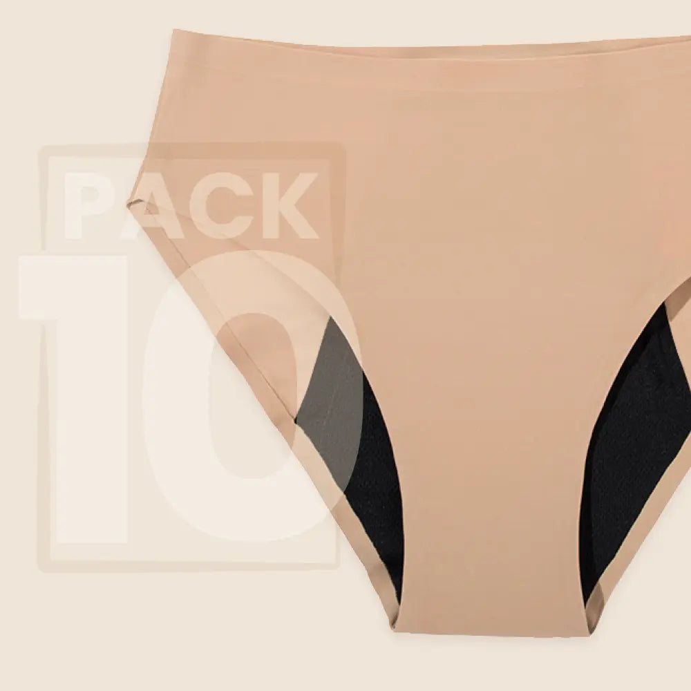 Culotte menstruelle discrète sans couture - flux léger à abondant