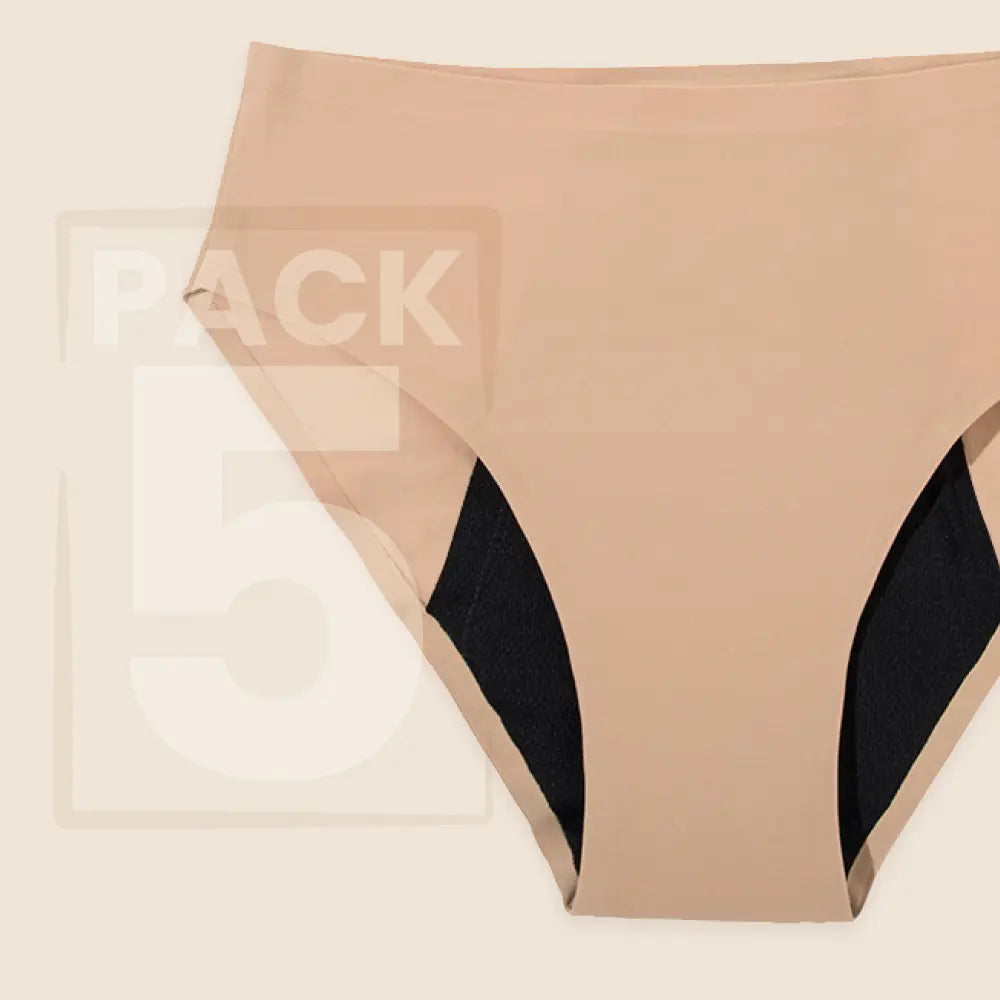 Culotte menstruelle discrète sans couture - flux léger à abondant