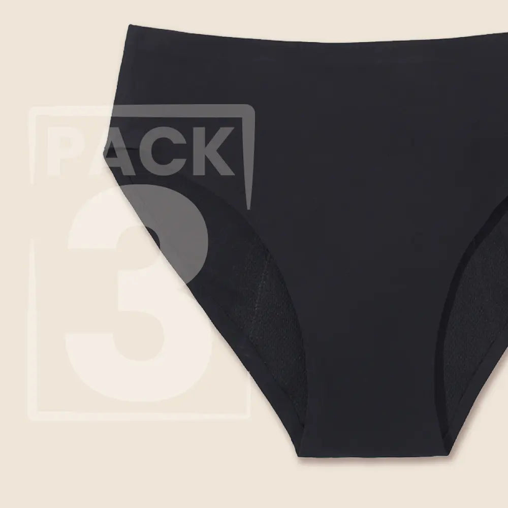 Culotte menstruelle discrète sans couture - flux léger à abondant