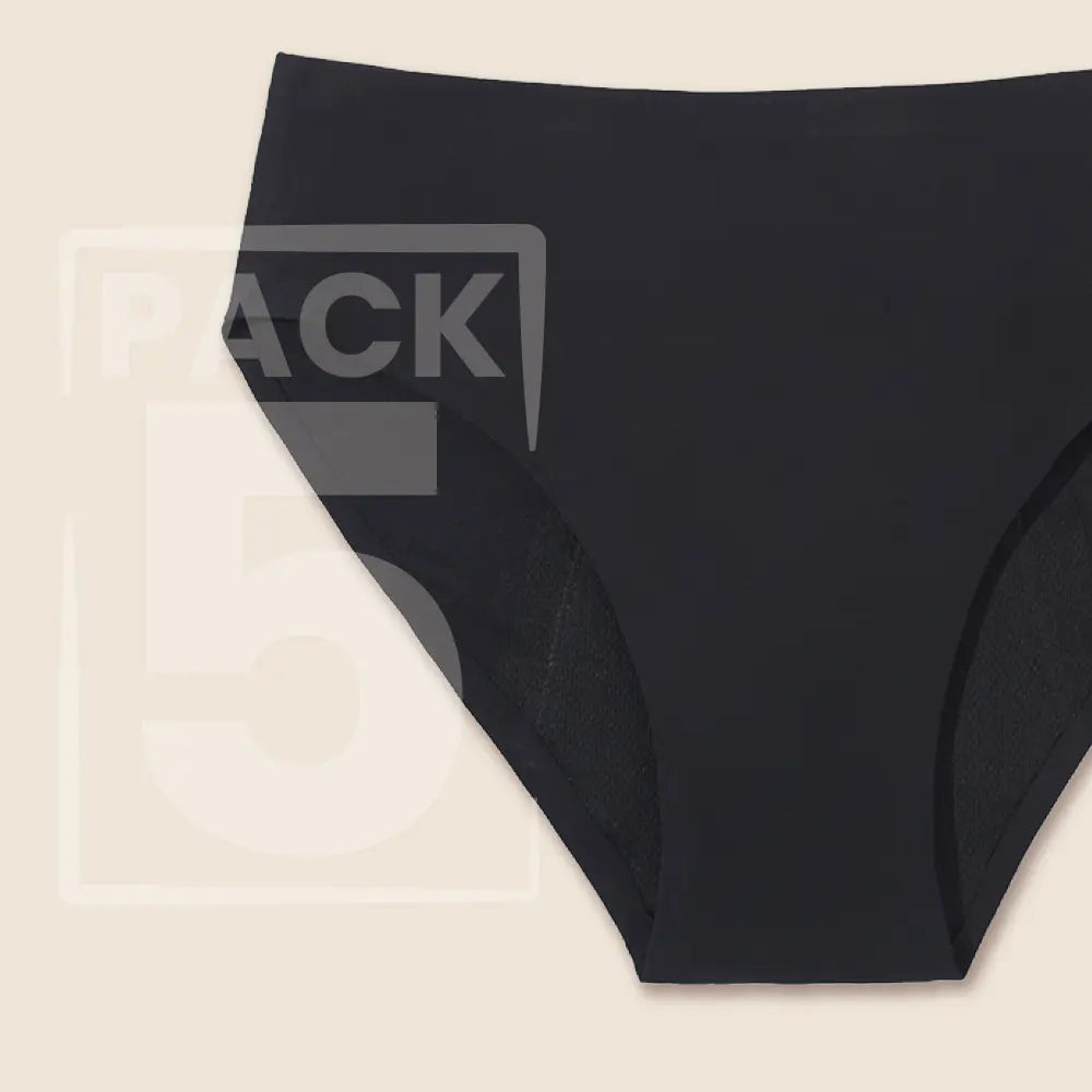 Culotte menstruelle discrète sans couture - flux léger à abondant