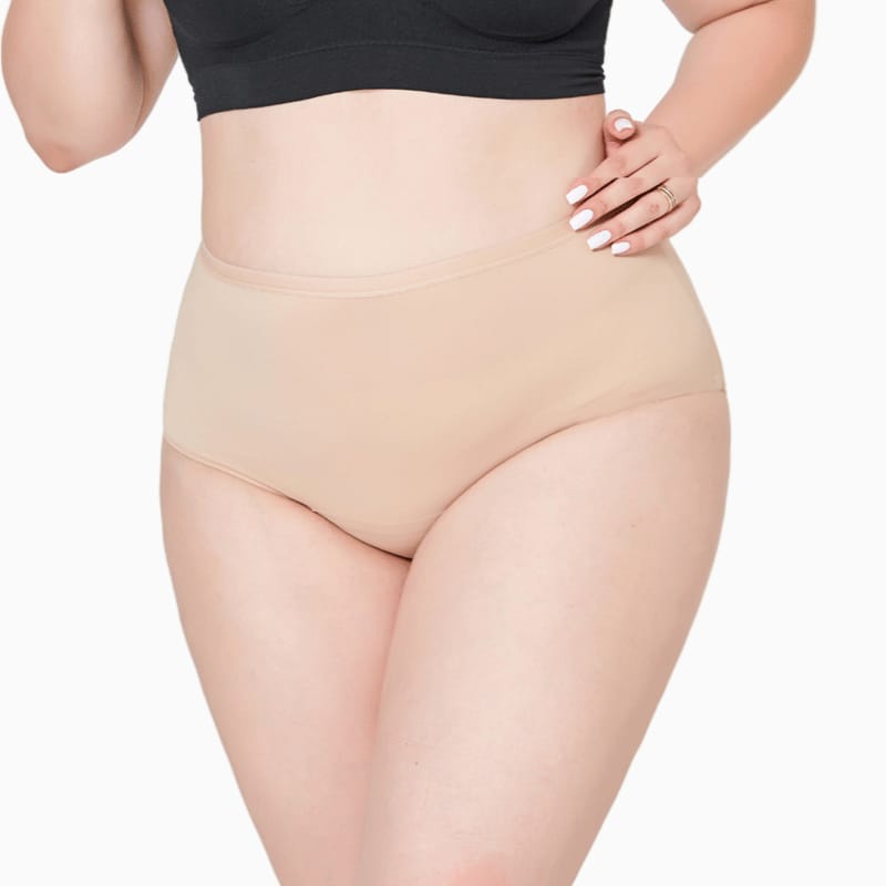 Culotte menstruelle discrète sans couture Beige
