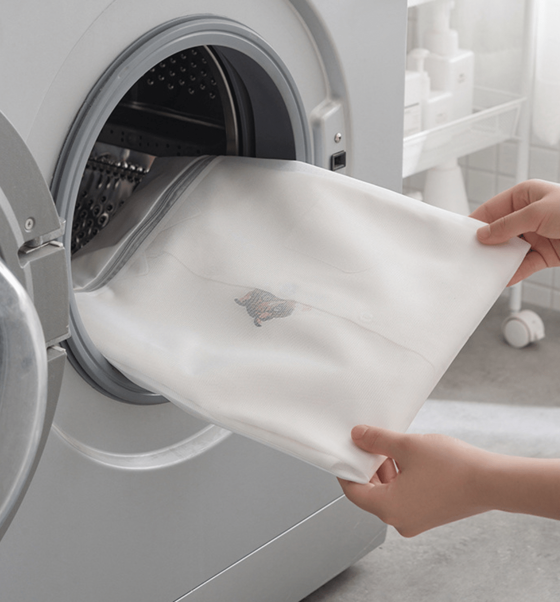 Filet de lavage avec zip 25x30cm