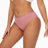 Culotte menstruelle discrète sans couture coloris Rose