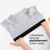 Boxer menstruel pour règles coloris Gris clair